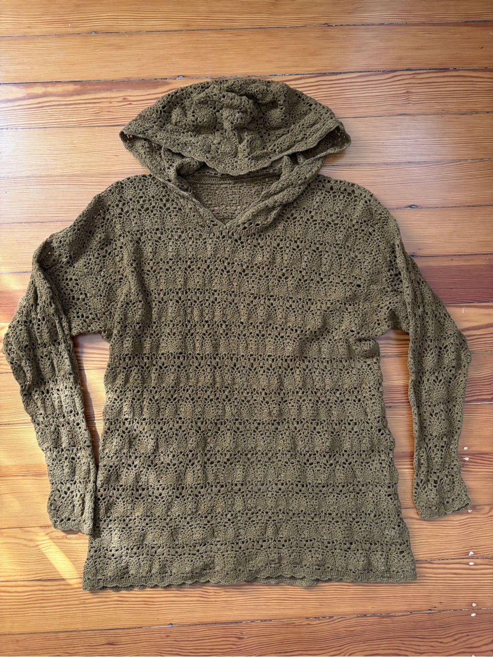 Handmade Crochet Hoodie Sweater